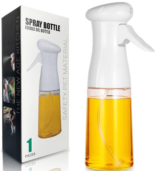 Plastic Glass Kitchen Cooking Spray Bottle |200 ML | BBQ Olive Oil Sprayer & Vinegar Spray Bottle